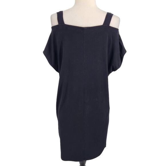 Eileen Fisher Cold-Shoulder Jersey Shift Dress Size small - Picture 5 of 6